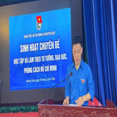 Nguyên Giáp: Sinh hoạt chuyên đề Học tập và làm theo Tư tưởng, đạo đức, phong cách Hồ Chí Minh